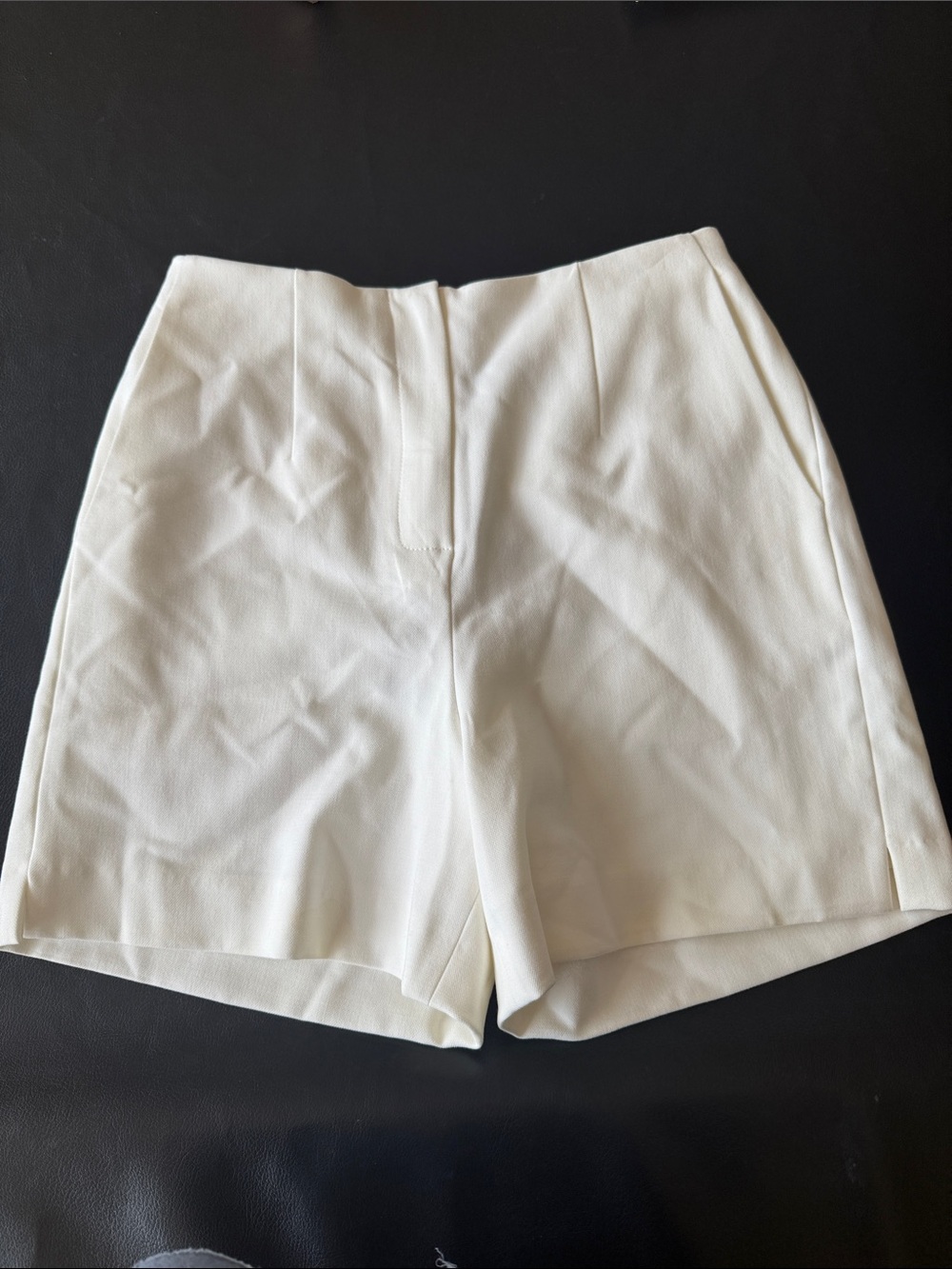 French connection Classic High-Rise White Women's Shorts
